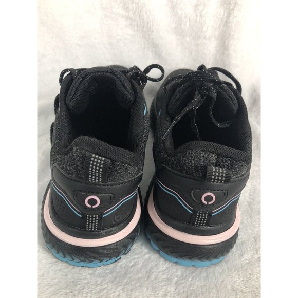 Skora Fit Running Shoes Woman's Black/Blue Lace-Up Training 8 - Picture 6 of 14